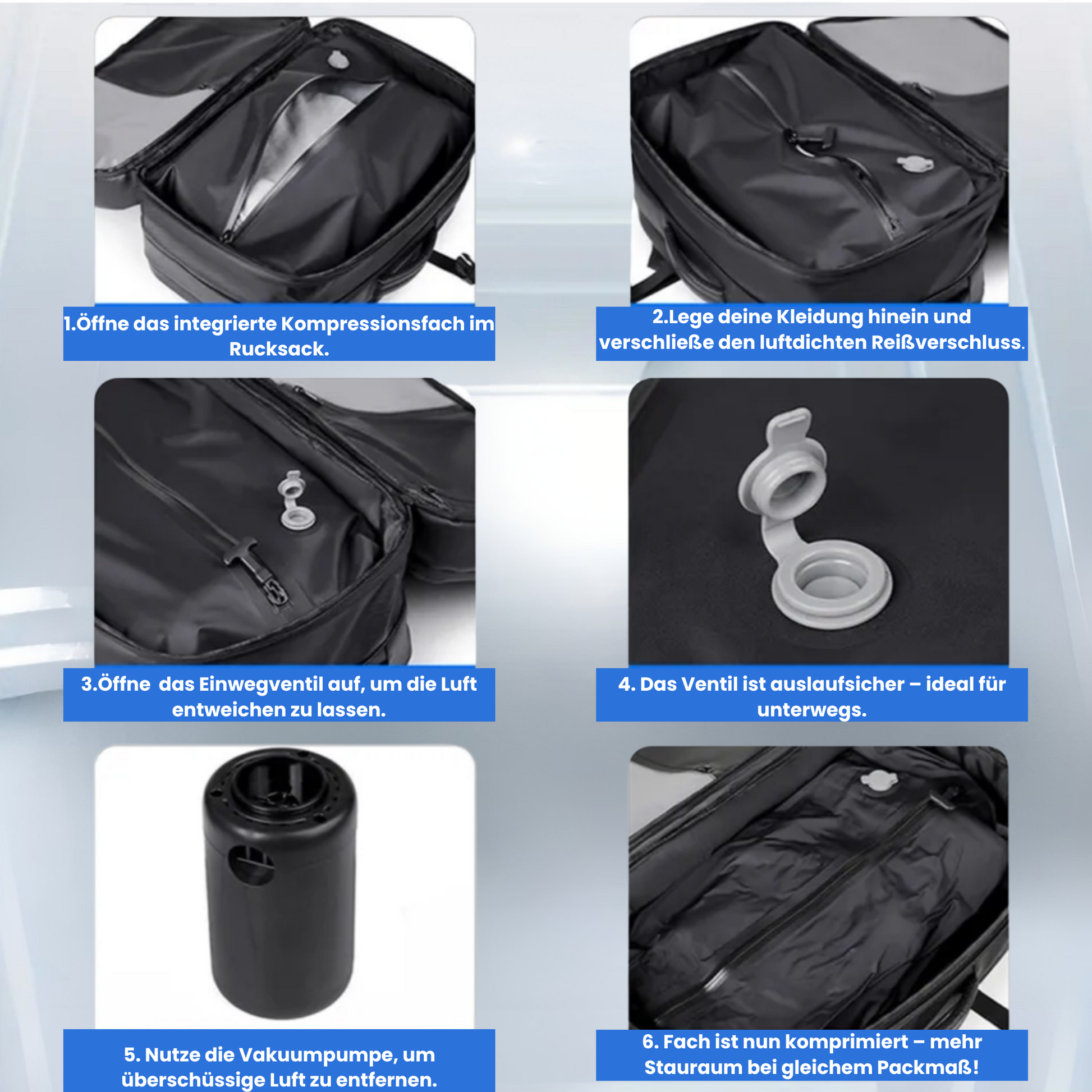 Areovo Vakuum Rucksack